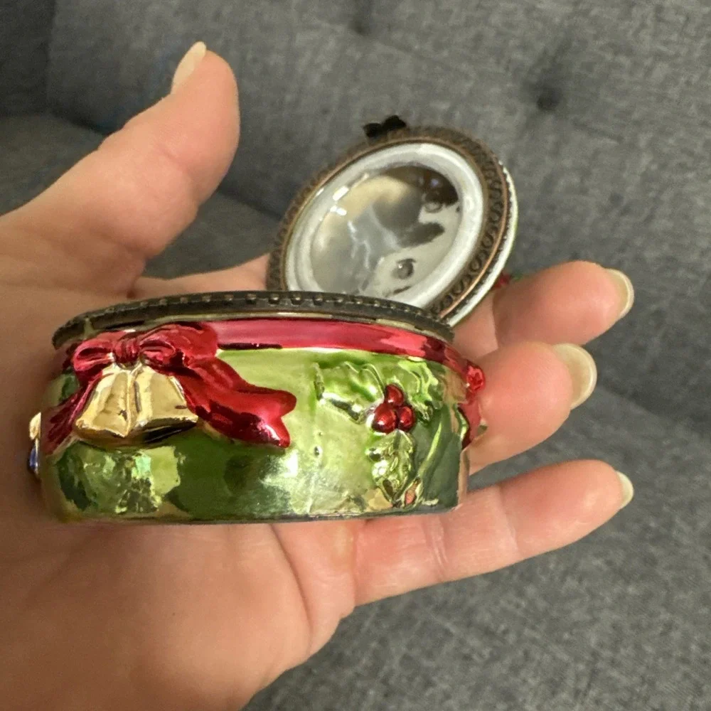 Trinket Box festive santa